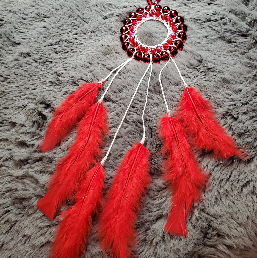 Red Feather Dreamcatcher
